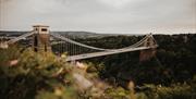 view of Clifton suspension bridge