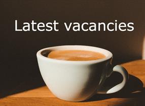 Latest vacancies coffee cup