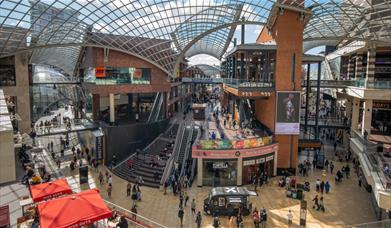 Cabot Circus wide angle view