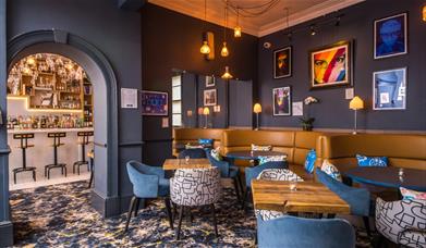 Interior of the Champagne Bar