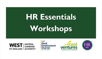 Infographic with the text HR Essentials Workshop and all the partners