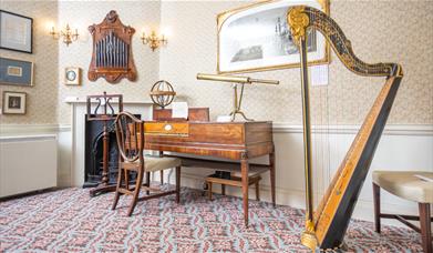 The Music Room at The Herschel Museum of Astronomy, Bath