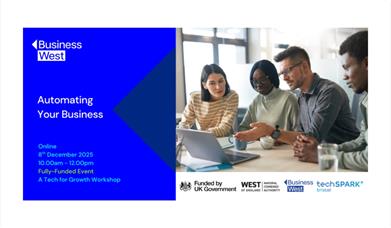 Infographic featuring date, place, and time of the event