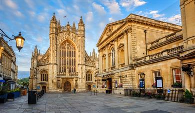 Exterior of Bath Abbey
