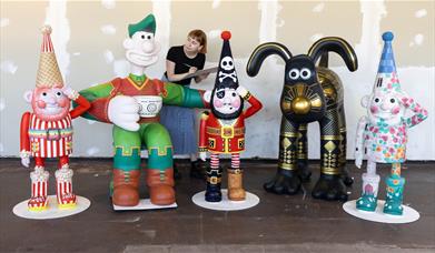 Gromit Unleashed 3 sculptures