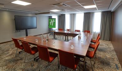 U-shaped seating arrangement for a presentation at Holiday Inn Bristol City Centre