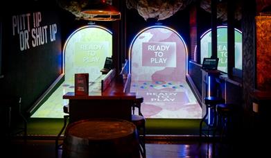 Putting course at Putt Above