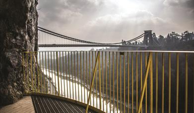 Clifton Observatory's Giants Cave view