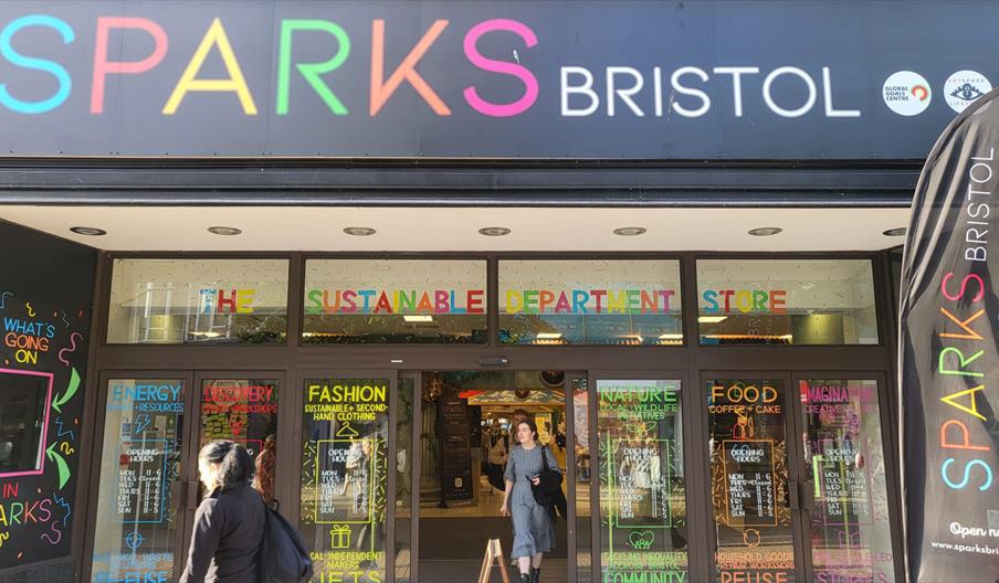 Sparks department store entrance