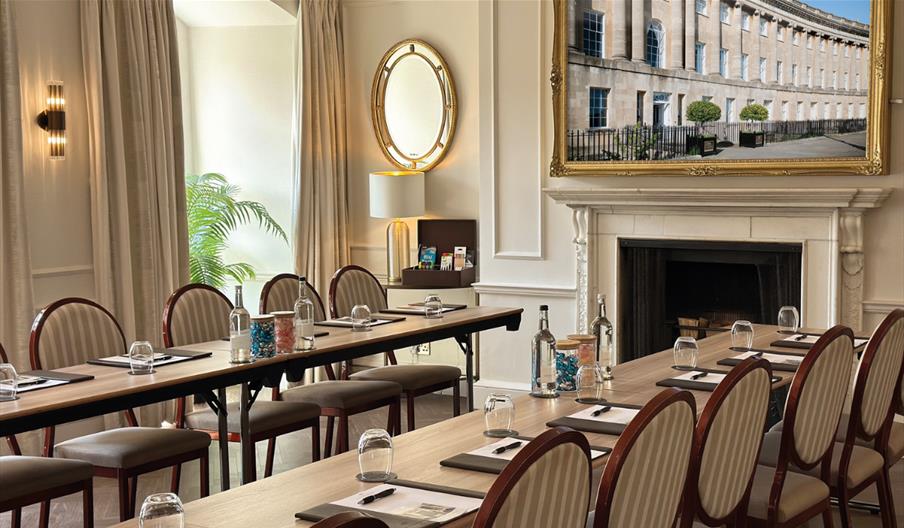 Tables and Chairs set up