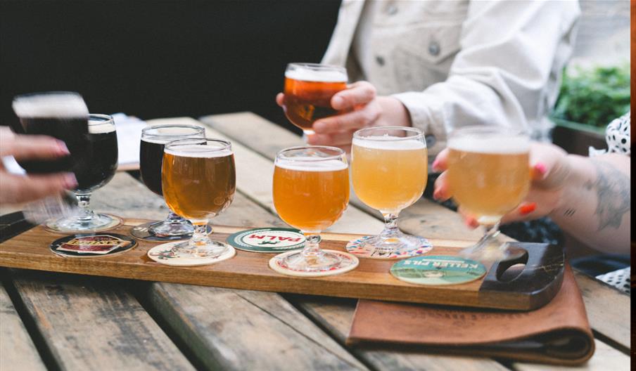 Selection of beers