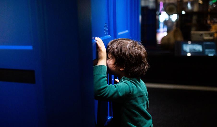 Child exploring