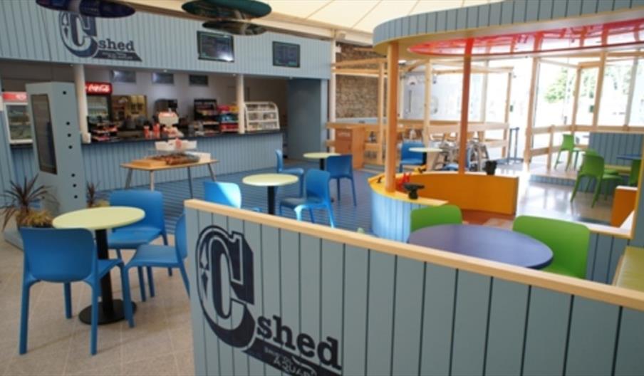 C-shed Café at Bristol Aquarium
