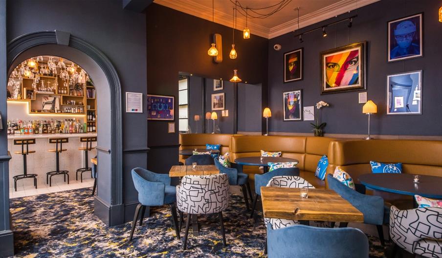 Interior of the Champagne Bar