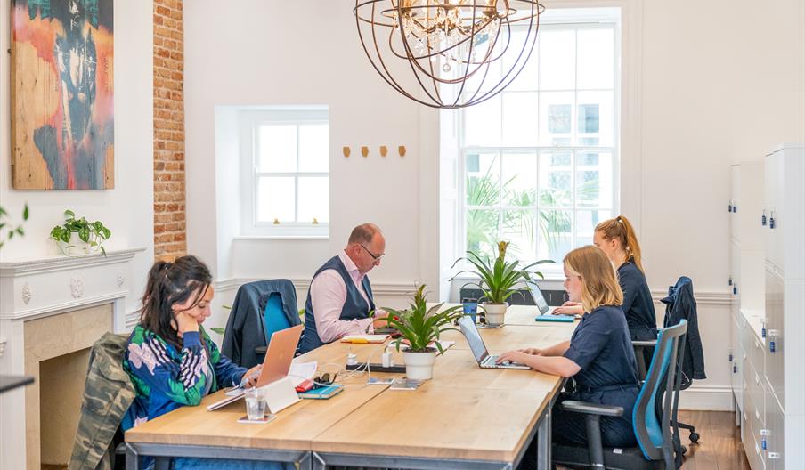 Square works, work space