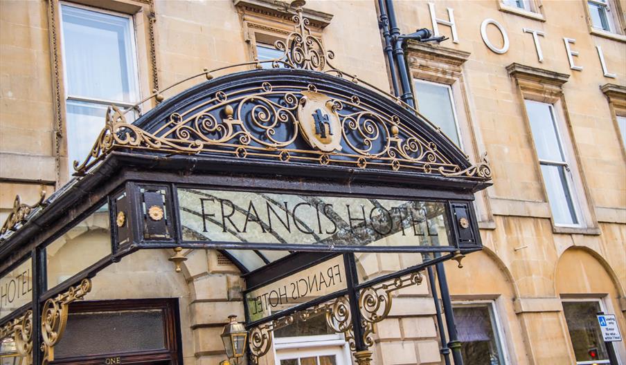 The exterior facade of The Francis Hotel Bath
