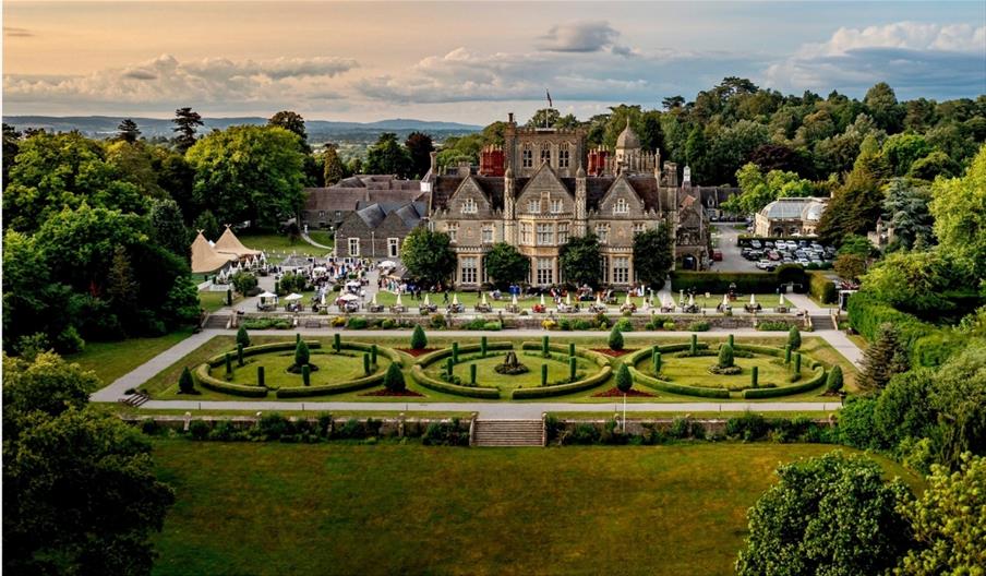 De Vere Tortworth Court Hotel aerial shot