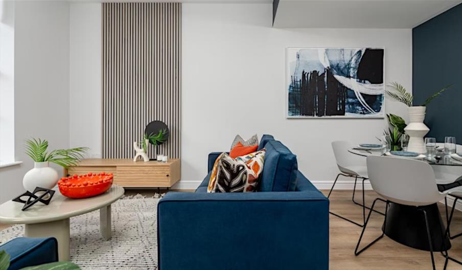 Interior of one of their apartments