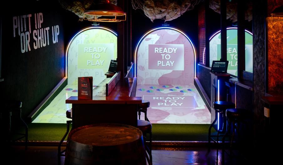 Putting course at Putt Above