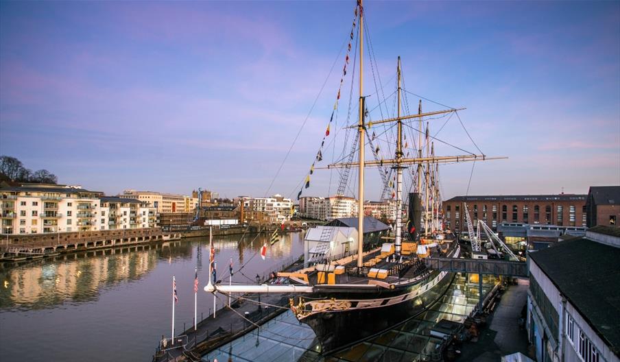 SS Great Britain exterior harbour shot