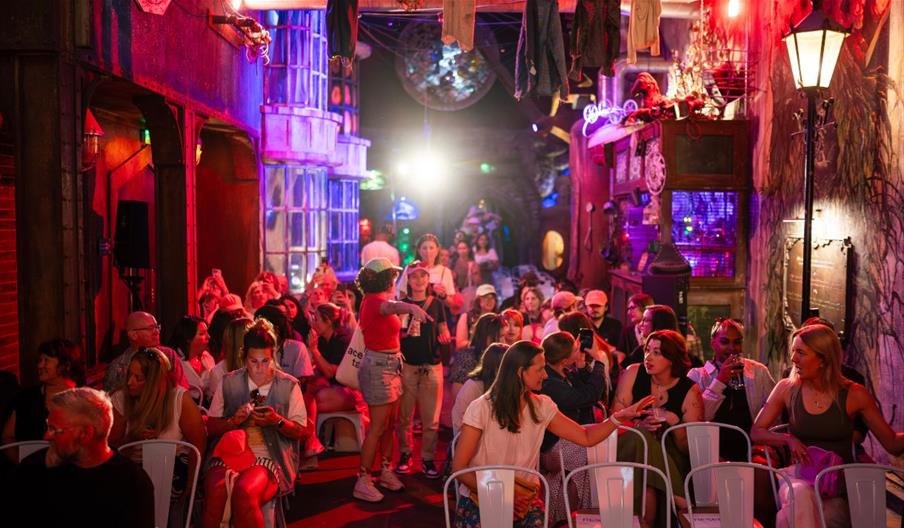 Wake The Tiger street theatre style with people