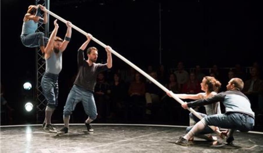 Performers on stage