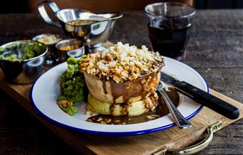 Pie on plate
