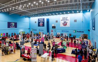 South Glos & Stroud College Sports Hall - Stands