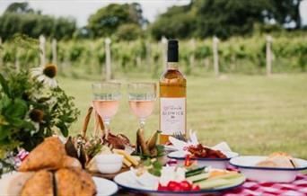 Aldwick wine at picnic