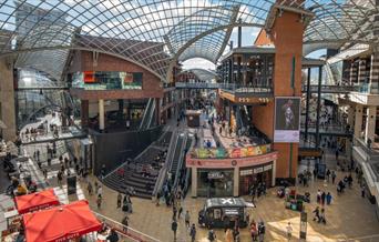 Cabot Circus wide angle view