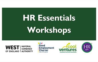 Infographic with the text HR Essentials Workshop and all the partners