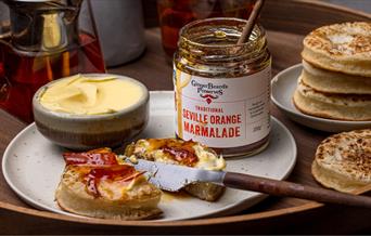Seville Orange Marmalade with crumpets