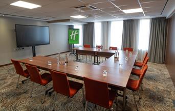 U-shaped seating arrangement for a presentation at Holiday Inn Bristol City Centre