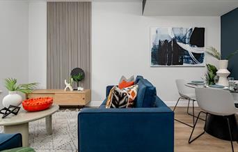 Interior of one of their apartments