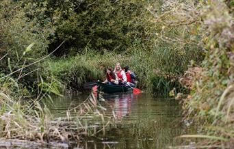 Canoe safari at WWT Slimbridge Wetland Centre
