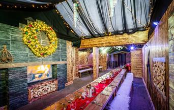 ski lodge interior