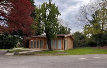 Cabin in woods