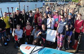 SUP Stand Up Paddle Boarding Team Building