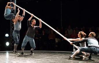 Performers on stage
