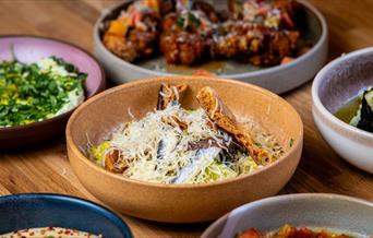 Bowls of food
