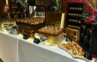 Christmas canapes at the Radisson Blu.
