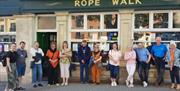 Group on Blood and Butchery Walk (Rope Walk)