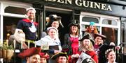 Tour Group dressed in Pirate costumes