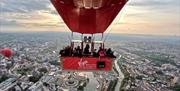 hot air balloon over bristol