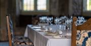 Dining table and chairs