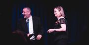 Magician on stage