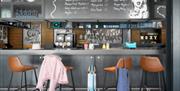 Chairs at bar