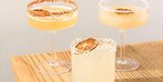 Three cocktails