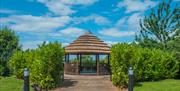 Gazebo in Cadbury House Gardens