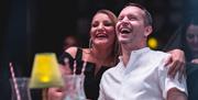 couple laughing